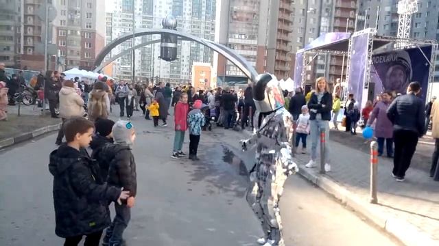 День Космонавтики, Красногорск, бульвар Космонавтов 11.04.21 смотреть онлайн