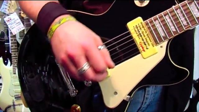 Epiphone '56 Les Paul Standard P90 Pickups in Black смотреть онлайн