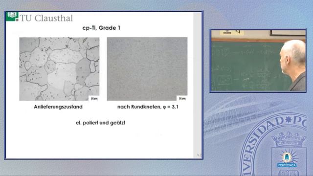 SFCM 11/12 26: TU- CLAUSTHAL: RESEARCH ACTIVITIES AT THE INSTITUTE OF MATERIALS смотреть онлайн