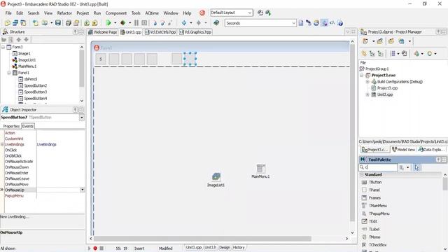Embarcadero RAD Studio. Программа для просмотра и отображения изображений по типу "Paint" Часть 1 смотреть онлайн