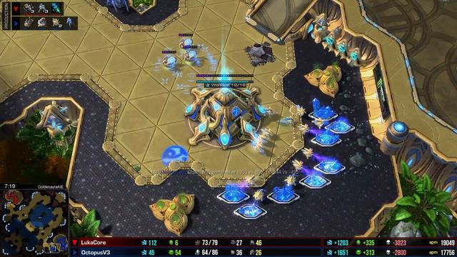 AI 4 gate! - Starcraft 2 AI - LukaCore vs Octopus смотреть онлайн