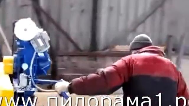 Экономичная ленточная пилорама Астрон видео в работе, купить пилораму смотреть онлайн