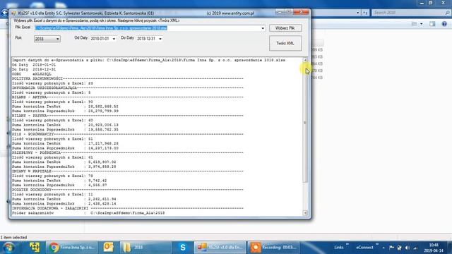 e Sprawozdanie. Jak konwertować przygotowane tradycyjnie w Excel do XML смотреть онлайн