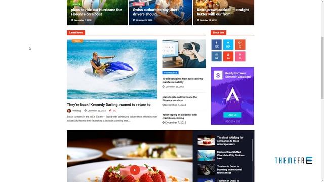 Vinkmag - Multi-concept Creative Newspaper News Magazine WordPress Th смотреть онлайн