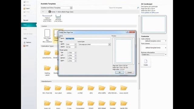 How to create a large poster using Publisher (2010) смотреть онлайн