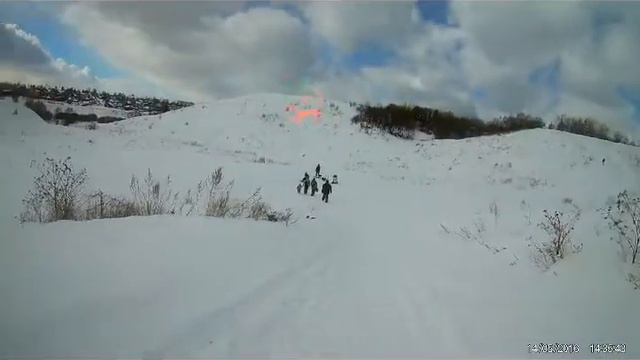Покатушки зимой!/НА ГОРНОЛЫЖНЫХ СПУСКАХ!!! смотреть онлайн
