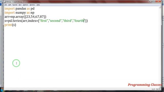 Class 12 pandas series creation i.p | How to create series in python | Class 12 i.p 2020-21 | panda смотреть онлайн