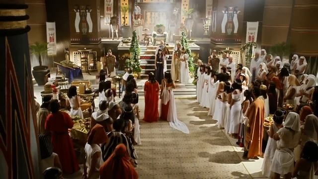Yunet é desmascarada na frente de todos no casamento de Nefertari | OS DEZ MANDAMENTOS смотреть онлайн