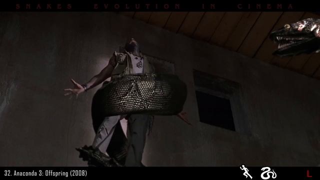 Snakes Evolution in Cinema: Scary serpents in 60 movies by size смотреть онлайн