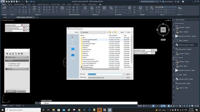 ADVANCE STEEL - THE BASICS: "5. AUTOCAD PALETTES" смотреть онлайн