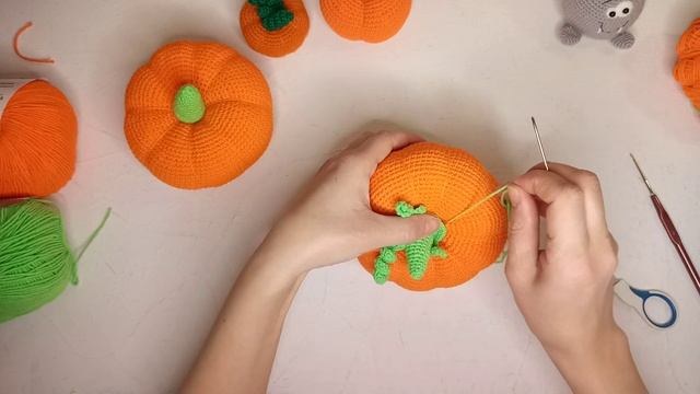 МК тыква / Куколки на заказ / смотреть онлайн