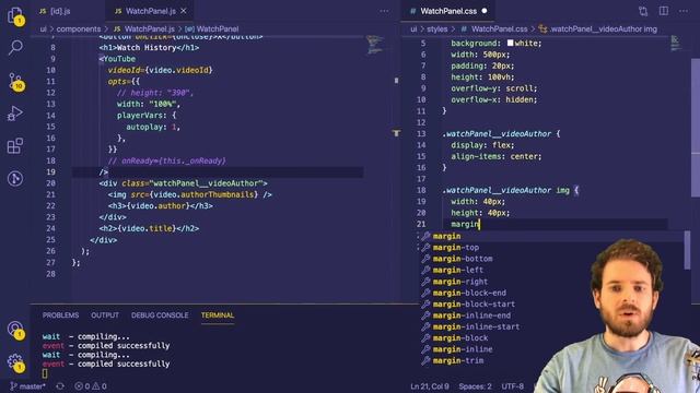 Adding a React YouTube Embedded Player | Part 4 DevTubers смотреть онлайн