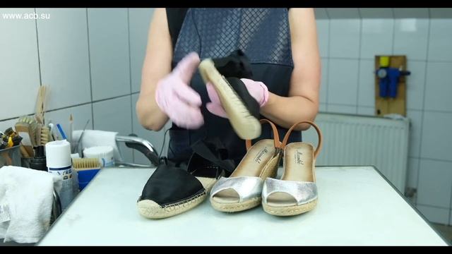 Как очистить джутовую подошву смотреть онлайн