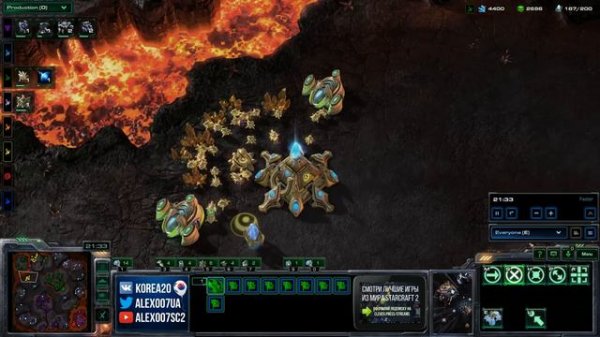 Лучшее Free For All в StarCraft II: Безумная схватка профи!