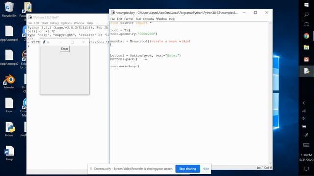 How To Create A Menu Widget | Python GUI Apps With Tkinter смотреть онлайн