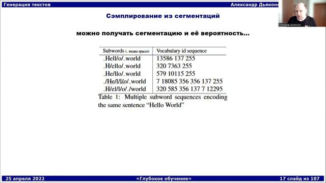 DL2022: Генерация текстов (NLG, часть 1) смотреть онлайн