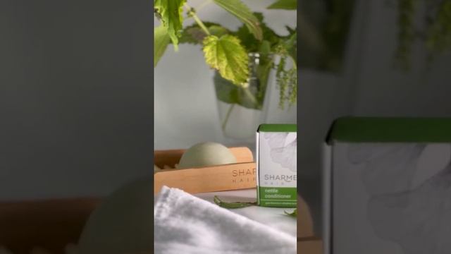 ? НОВИНКИ ? Натуральный твердый шампунь Sharme Hair Крапива  и кондиционер  Манго от Гринвей