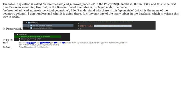 GIS: Issue with the name of a PostgreSQL table in QGIS смотреть онлайн