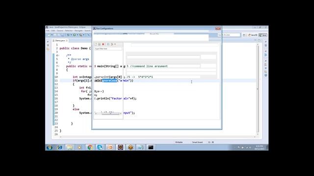 Java Command Line Argument in Java смотреть онлайн