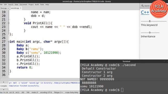 This keyword usage in CPP-8 | TRB CS Coaching | YCLA Academy смотреть онлайн