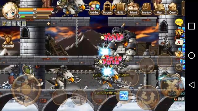 [Global Pocket MapleStory] Mercedes lvl 140+ Training - Lion's King Castle смотреть онлайн