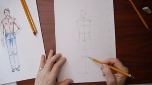 Рисуем людей: пропорции тела человека//Для начинающих