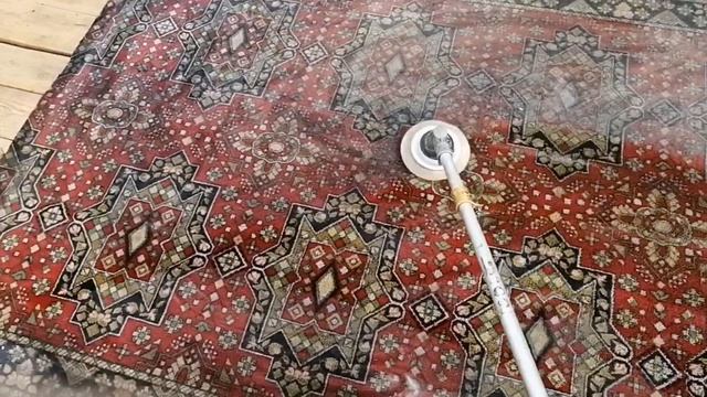Чистка ковров бензокосилкой Champion. смотреть онлайн