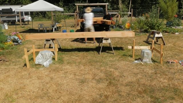 Timber Frame Pavilion Gazebo for Garden or Yard - Part 1 of 3 смотреть онлайн