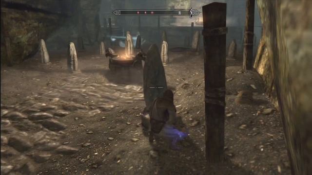Skyrim: Get your sneak level to 100 quickly!! смотреть онлайн