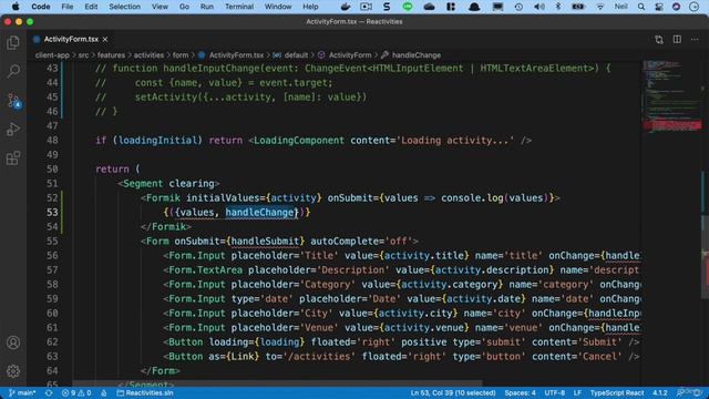 116 - Setting up Formik смотреть онлайн