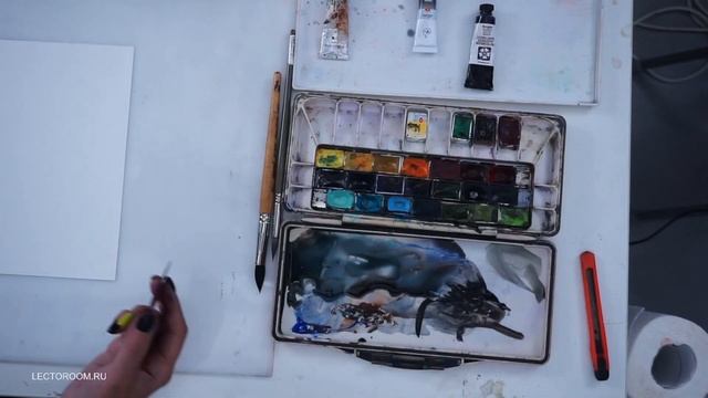 Бесплатные упражнения акварелью с Татьяной Анисимовой смотреть онлайн