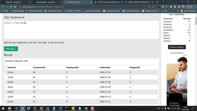 Creating a database and creating tables in MySQL | SQL Tutorial for Beginners in TAMIL смотреть онлайн