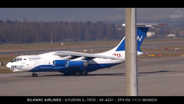 AMAZING SOUND of this IL-76TD arriving at Zurich Airport | 4K смотреть онлайн