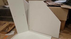 Сборка верхнего углового шкафа от кухни Tiffany T12/G60NW