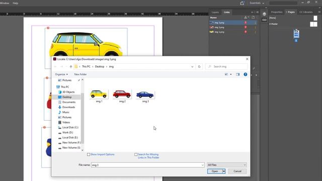 How To Fix Broken Links InDesign Error - Relink Missing Images in Adobe InDesign смотреть онлайн