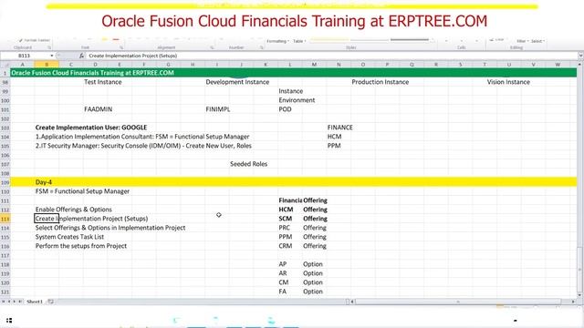 Oracle Fusion Financials | Implementation Project Creation | 4th Session смотреть онлайн