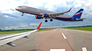 Полёт на Airbus A321 «Аэрофлот» из Калининграда в Москву. Июль, 2022