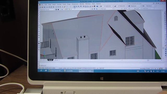 acer w510 и AutoCAD 2008 тест работоспособности смотреть онлайн