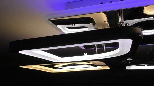 Светодиодная led люстра "Геометрия" смотреть онлайн