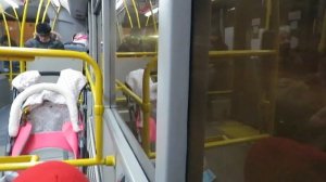 Поездка на автобусе  МАЗ-203.069 № 02444 по маршруту №60 в Казани . (16.01.2022)