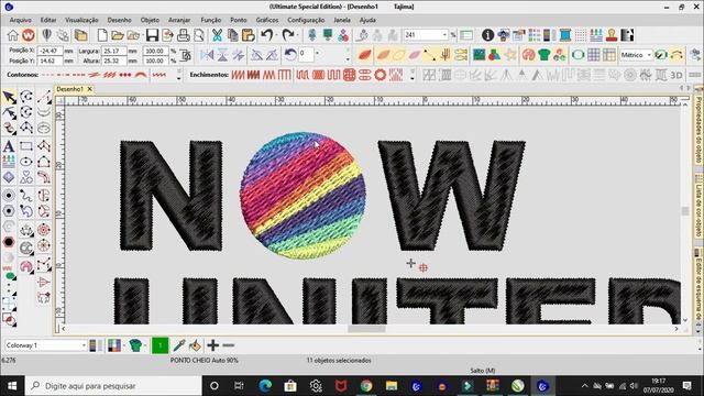 Convertendo vetor em bordado com o novo Wilcom смотреть онлайн