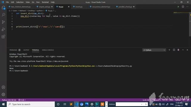 Invert Keys and Values in python смотреть онлайн