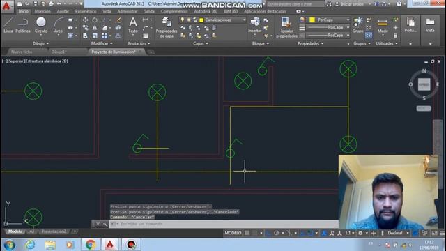 AutoCad Proyecto Eléctrico - Canalización смотреть онлайн