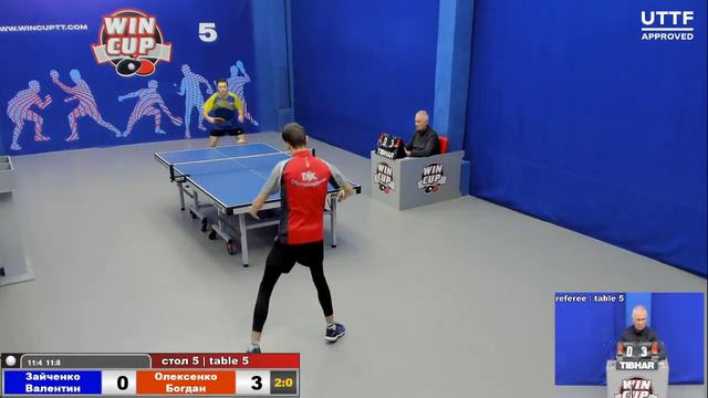 13:30 Зайченко Валентин 2-3 Олексенко Богдан стол 5 ЮГ-2 19.12.20 смотреть онлайн
