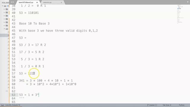 Tool Example (Python) - base10ToBaseB смотреть онлайн