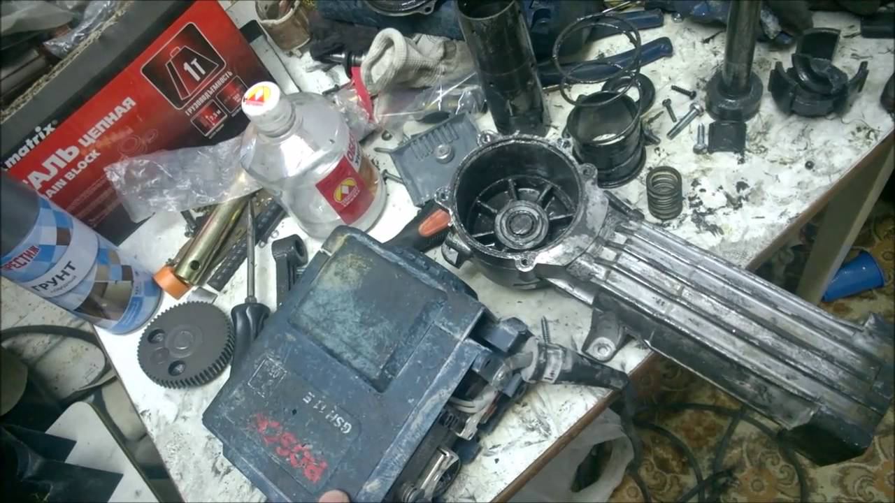 РЕМОНТ ПЕРФОРАТОРОВ И ОТБОЙНИКА BOSCH GSH 11 E смотреть онлайн