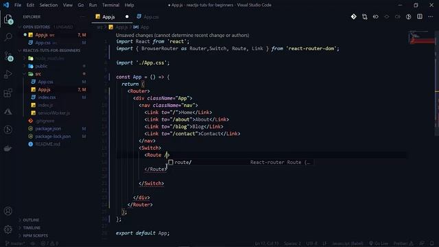 React JS for beginners Part 6:- React Routing смотреть онлайн