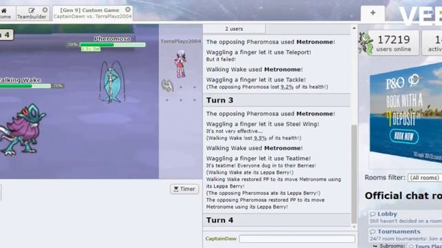 Legendary Pokemon Metronome Tournament - Top 64 - Pheramosa Vs Walking Wake смотреть онлайн