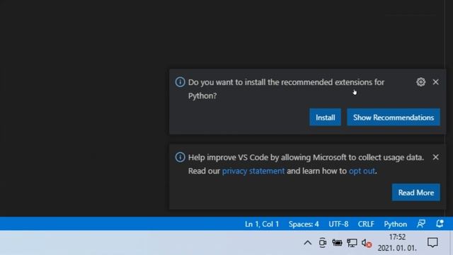 Python futtatási környezet kialakítása (Visual Studio Code) смотреть онлайн