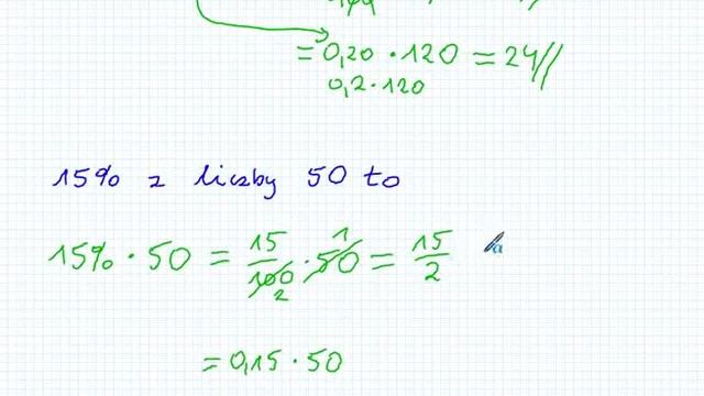 Obliczanie procentu danej liczby - Matematyka Szkoła Podstawowa i Gimnazjum смотреть онлайн